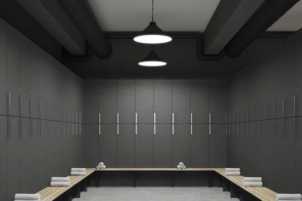 Modern gym lockers
