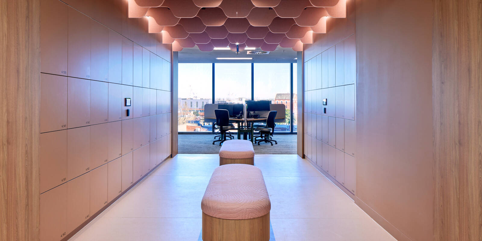 Office smart lockers
