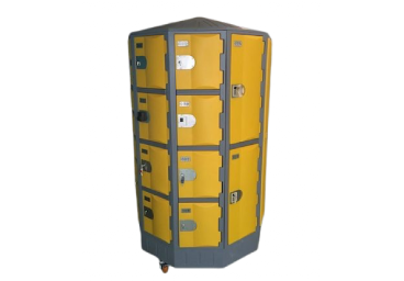 Outdoor beach lockers